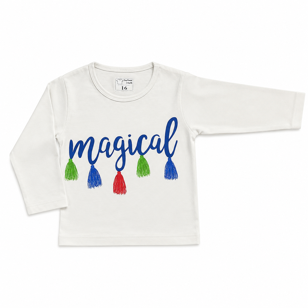 Magical Tassel Full-Sleeve T-Shirt