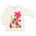 Tropical Girls Printed Long-Sleeve Shirt.