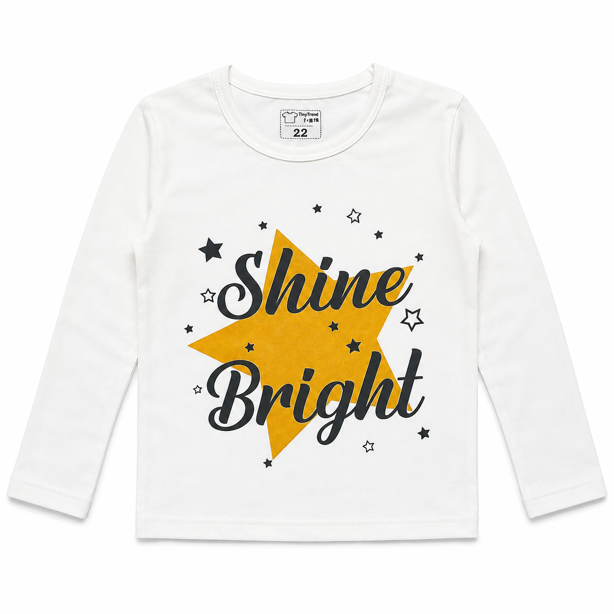 Shine Bright Kids’ Long-Sleeve Shirt- Golden