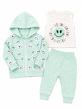Toddler Smiley 3-Piece Zipper Set