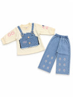 Baby Girls Denim Style 2-Piece Set