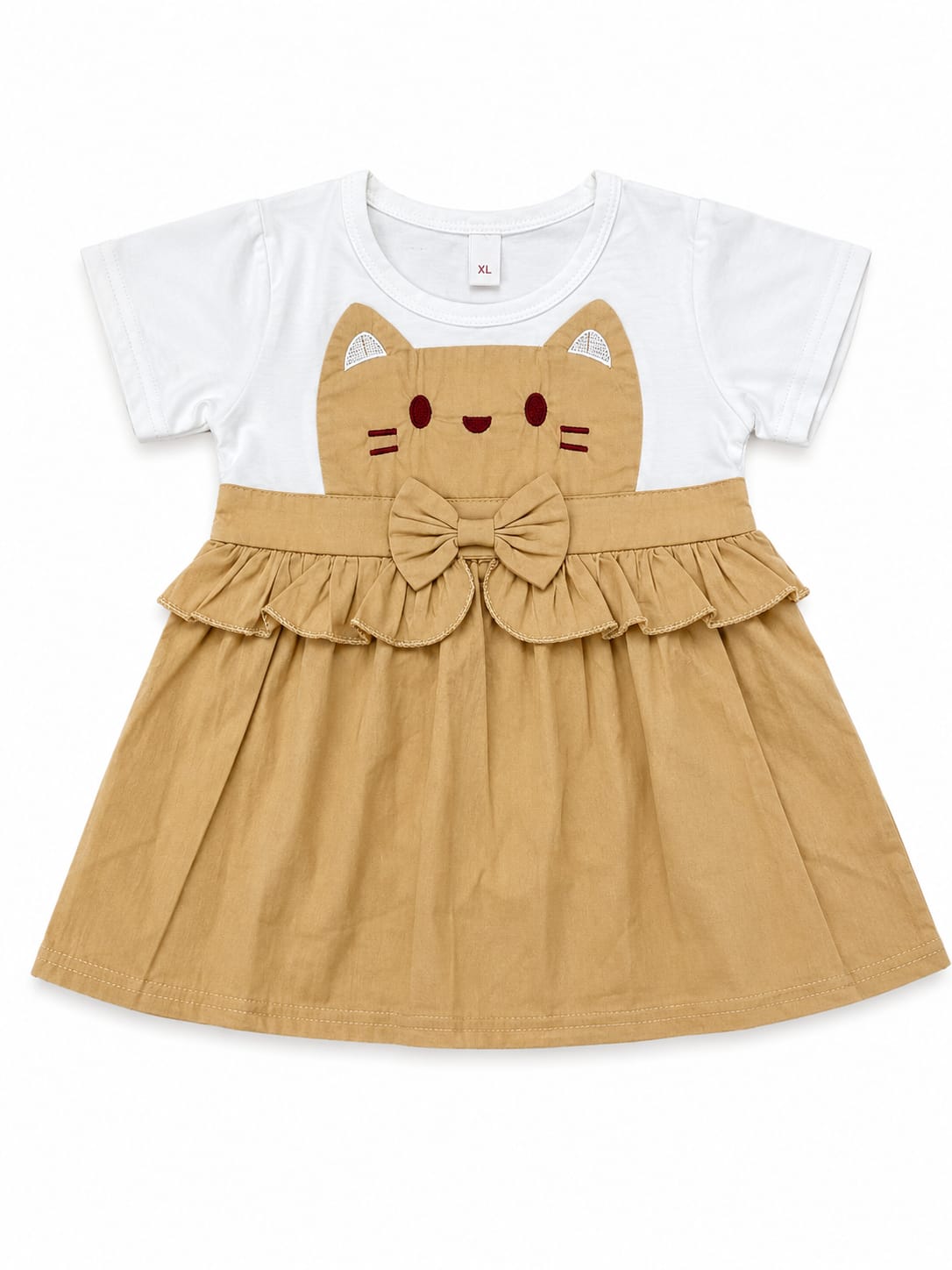 Baby Girls Cat Bow Frock