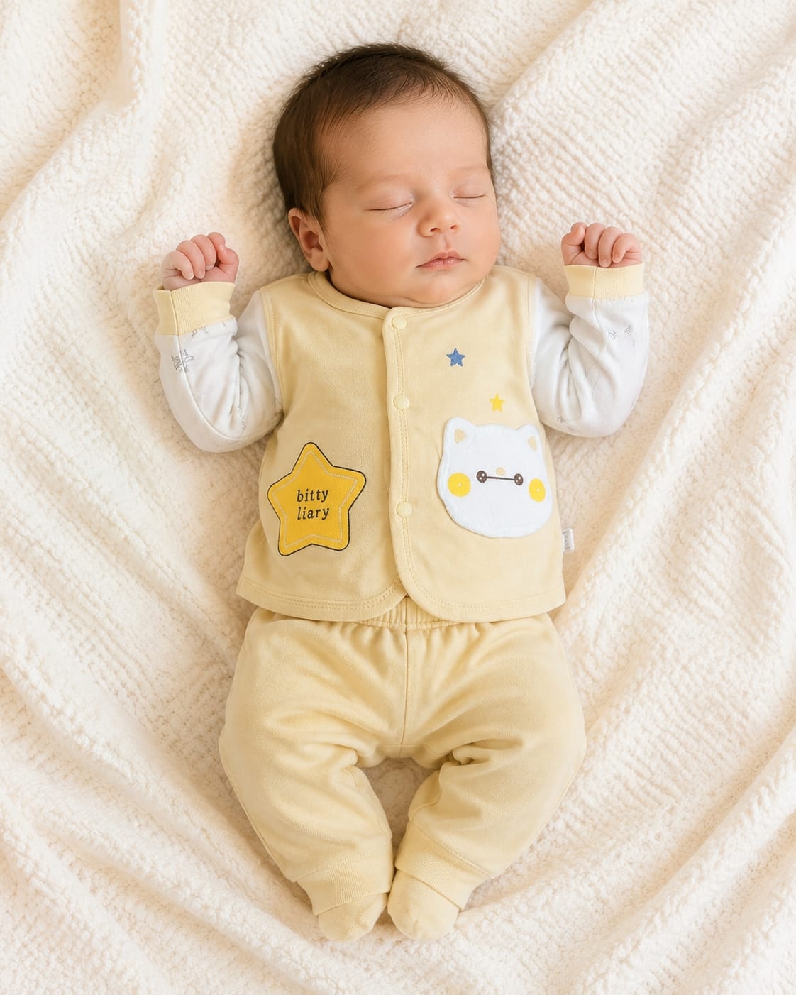 Little Star Bear 2-Piece Baby Suit