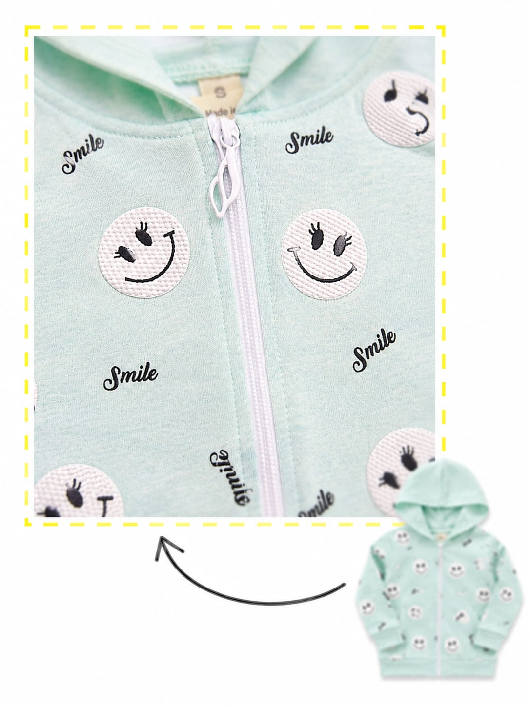 Toddler Smiley 3-Piece Zipper Set
