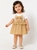 Baby Girls Cat Bow Frock