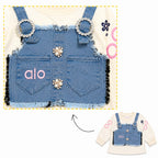 Baby Girls Denim Style 2-Piece Set