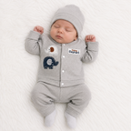 Elephant 4 Piece Dotted Set- Newborn