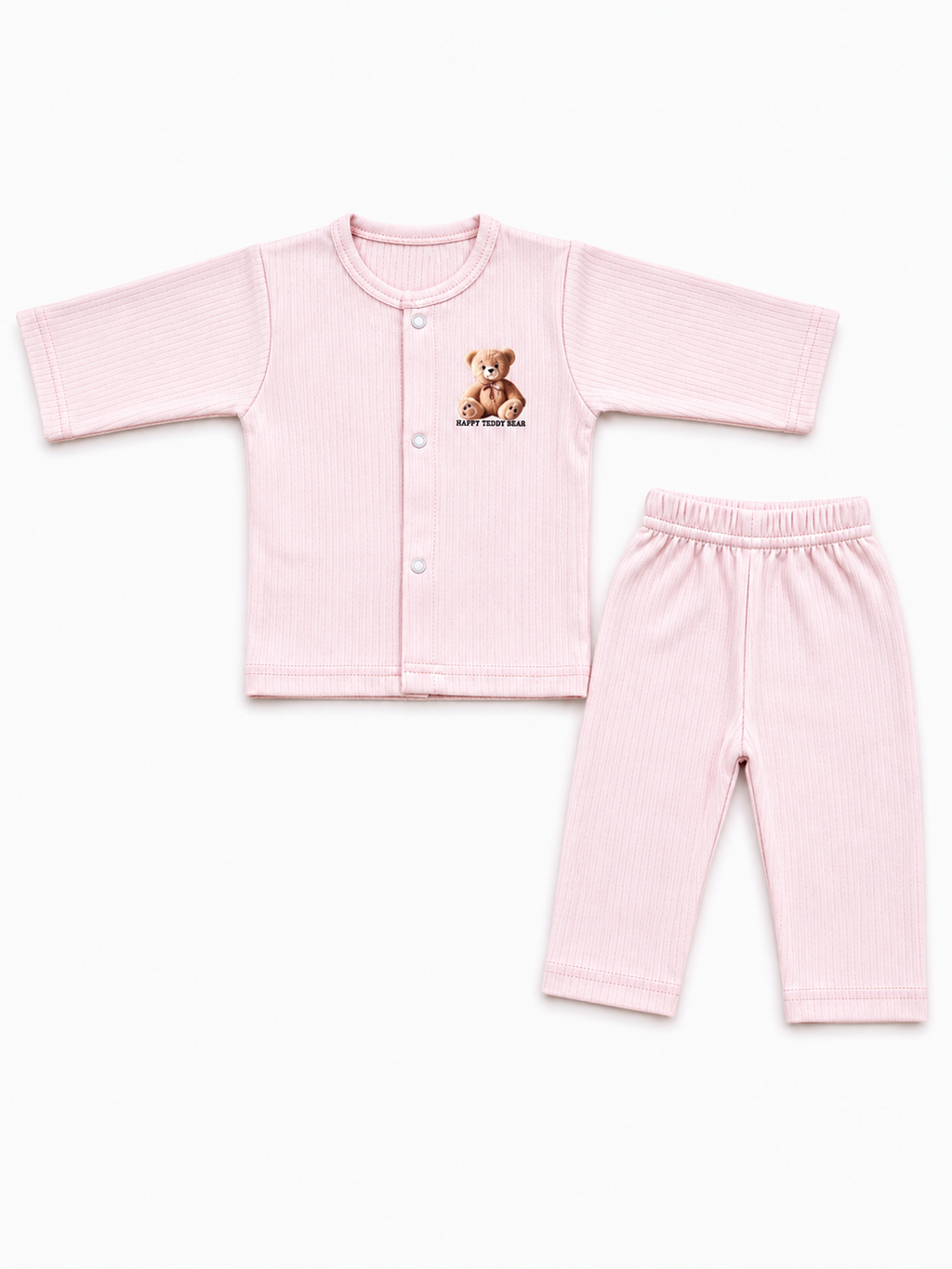 Newborn Textured Teddy Bear Bodysuit