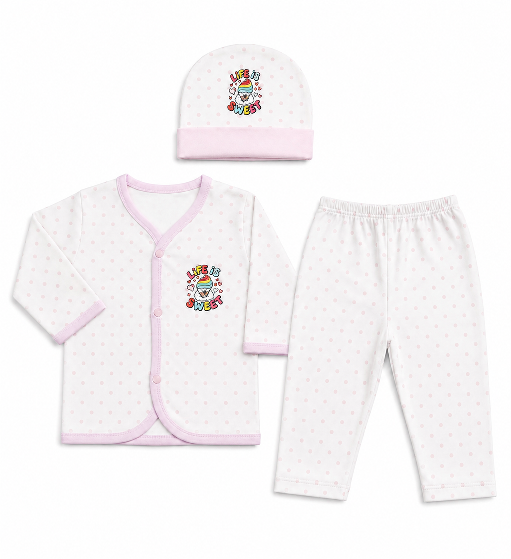 Newborn Life Is Sweet 3-Piece Set