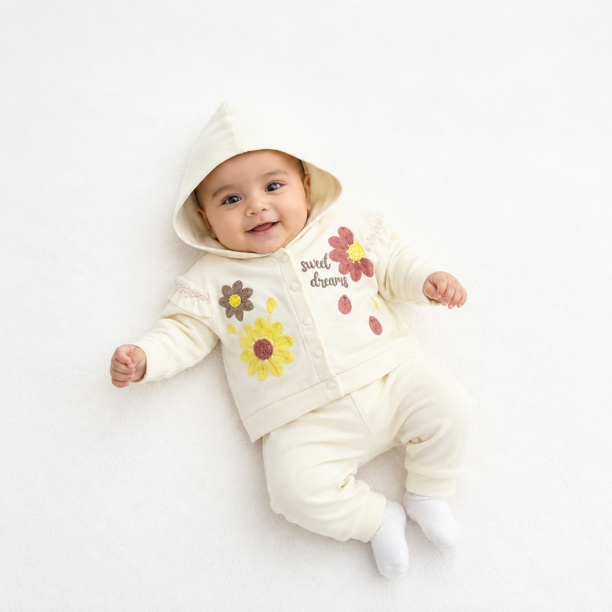 Sweet Dreams Floral 3-Piece Baby Set