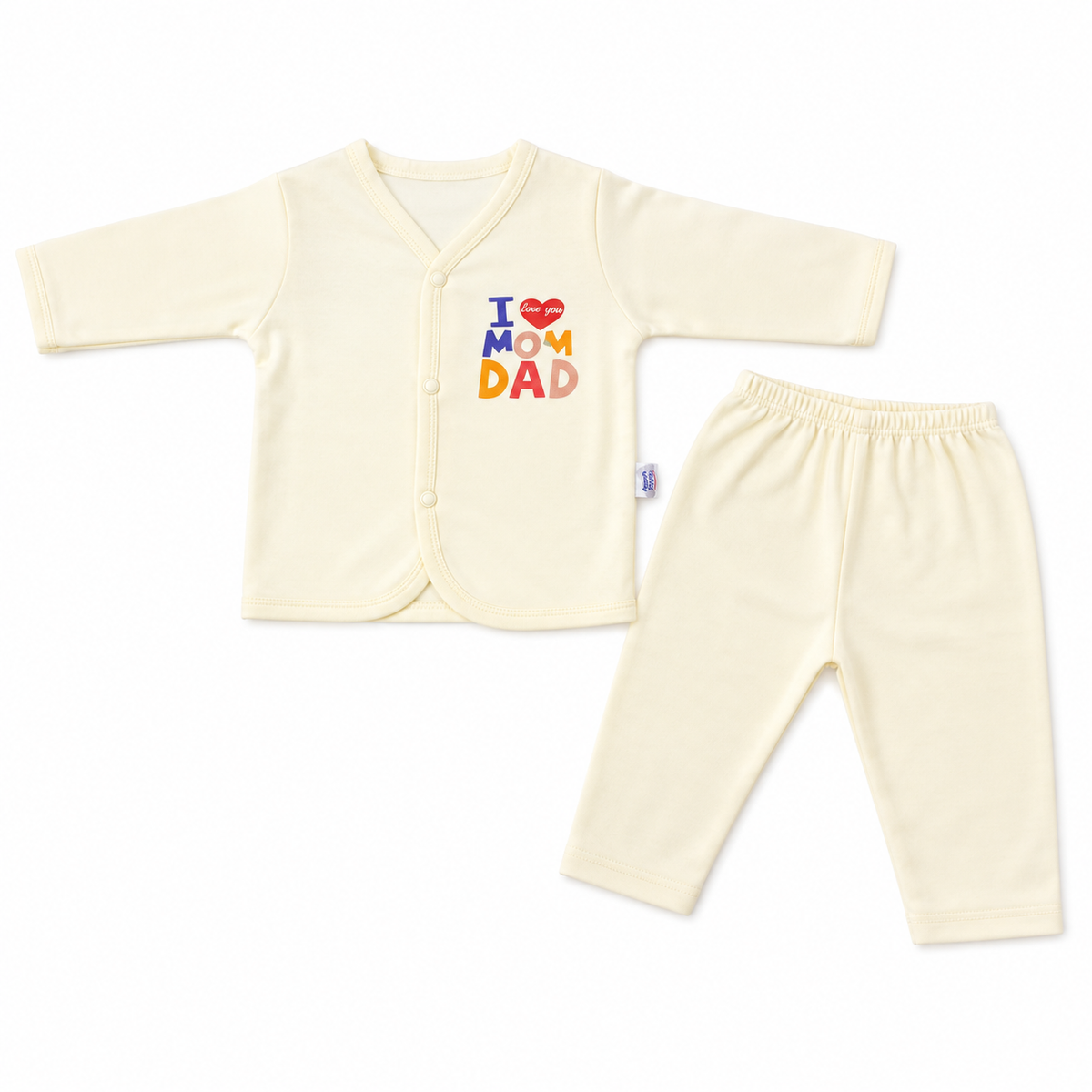 I Love You Mom Dad Newborn Body Suit