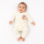 I Love You Mom Dad Newborn Body Suit