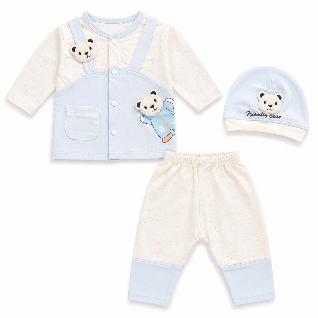 Friendly Bear Newborn 3- Piece Set