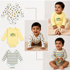 Lovely Ones Body Rompers Pack of 3 (6-9 months)