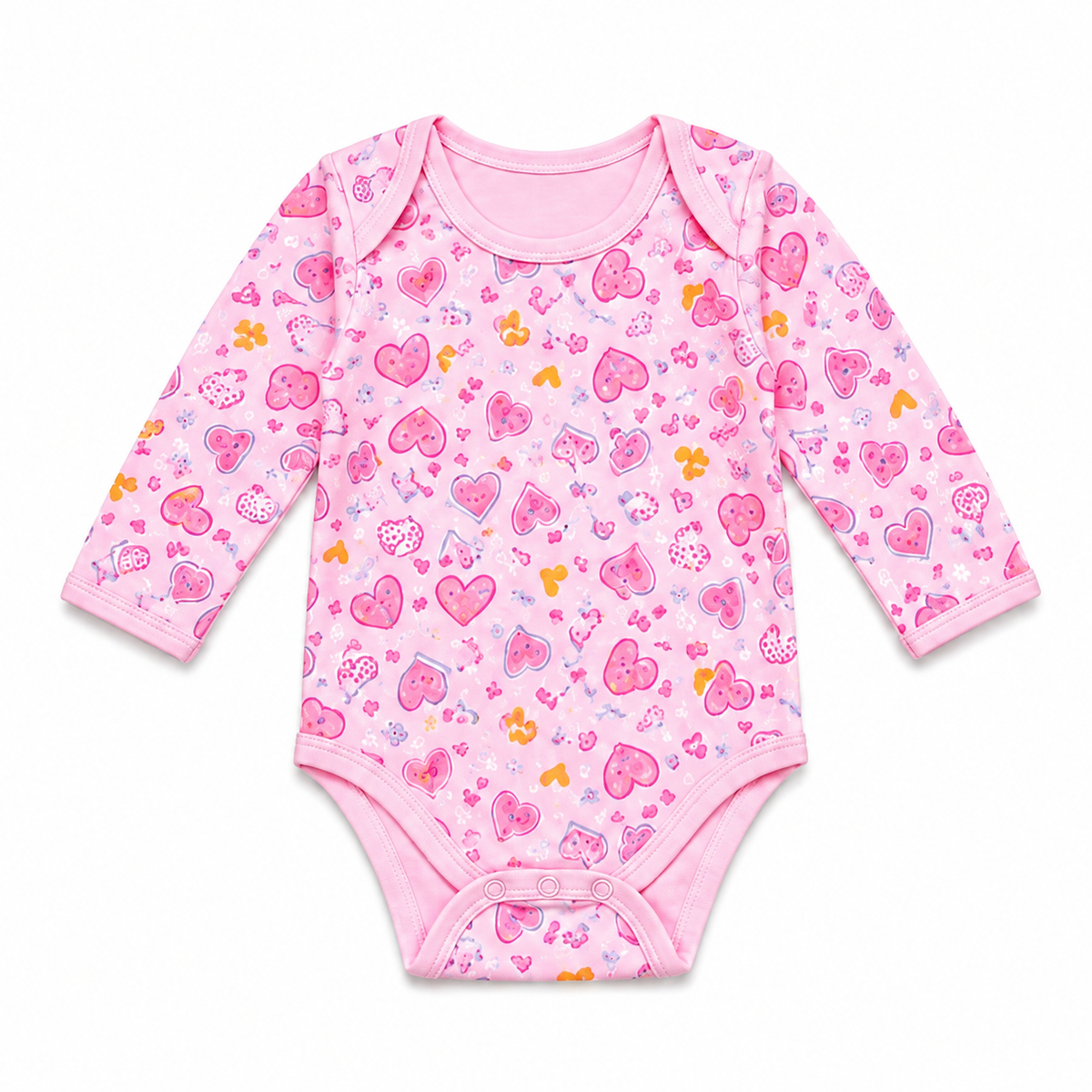 Baby Long-Sleeve Romper Pack of 3 (6-9 months)