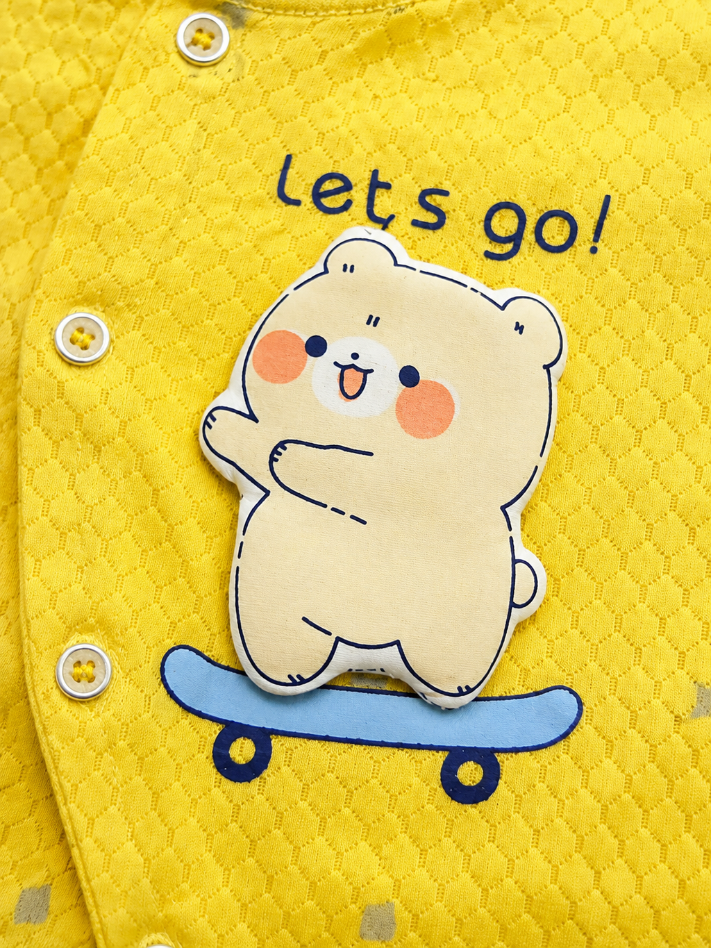 Let's Go Bear Baby Romper Set (0-3 months)