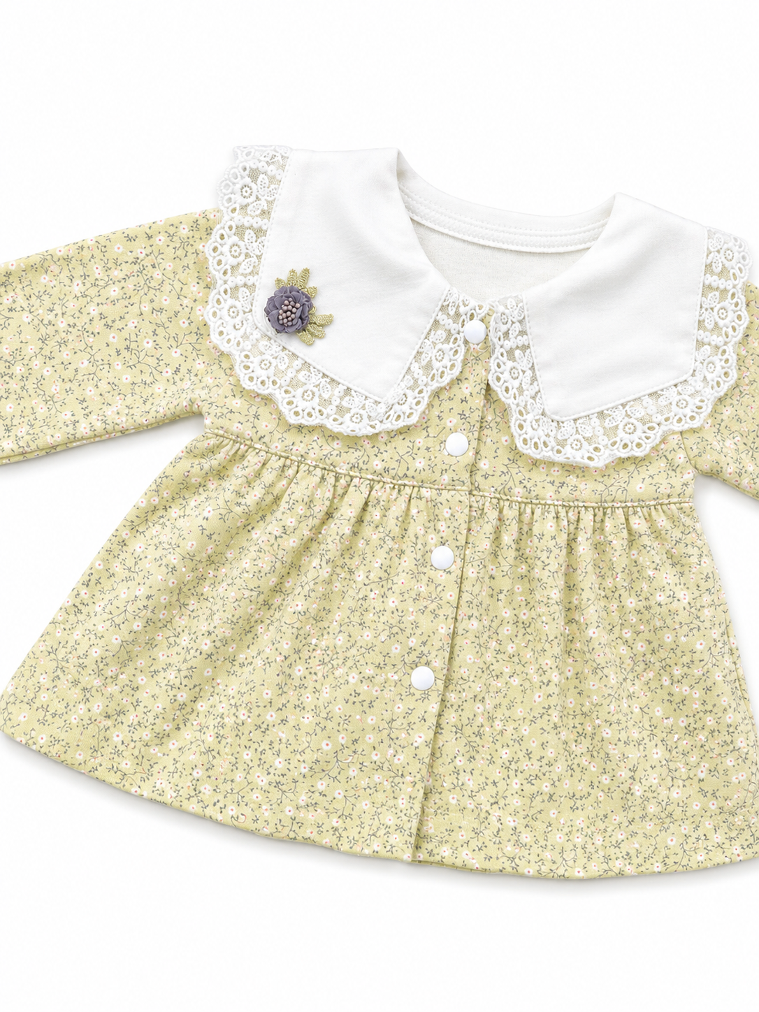 Baby Girls Floral 3-Piece Set (0-3 months)