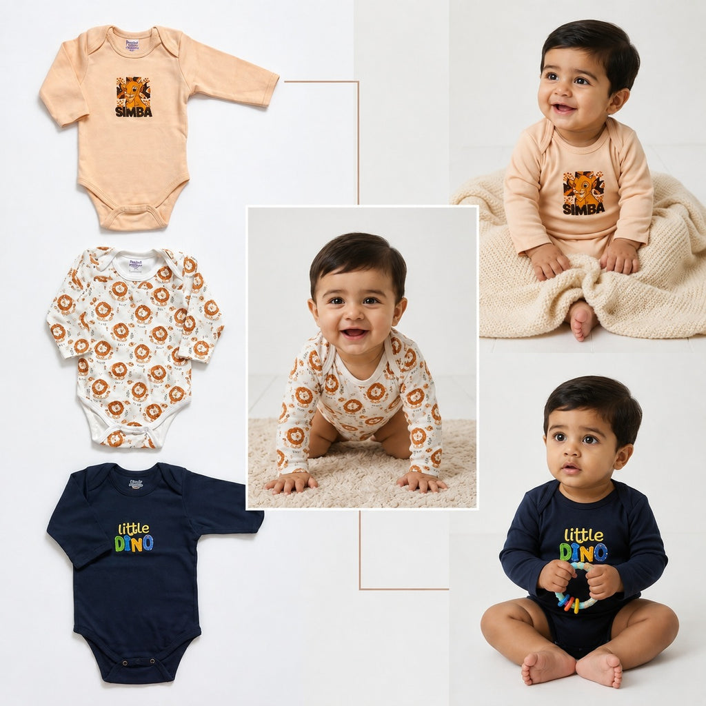 Tiny Adventures 3-Piece Romper Set (6-9 months)