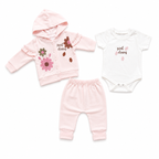 Sweet Dreams Floral 3-Piece Baby Set