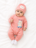 Let's Go Bear Baby Romper Set (0-3 months)