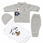 Elephant 4 Piece Dotted Set- Newborn