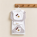 Bear 7 Pieces Set - Maroon (0-3 months)