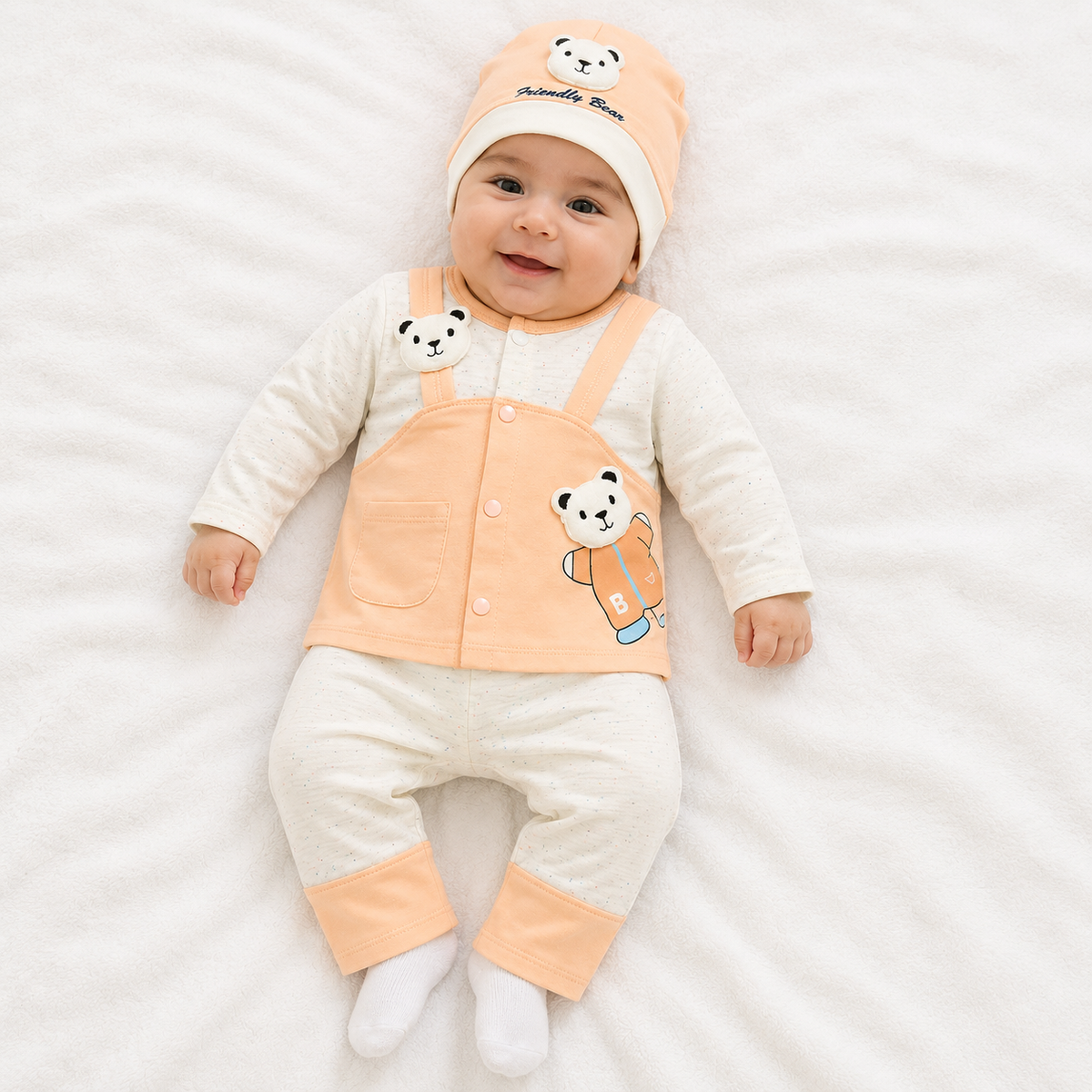 Friendly Bear Newborn 3- Piece Set