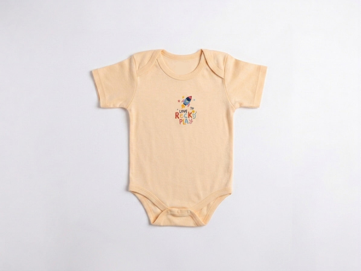 Rocket Man Pack of 3 Body Rompers (6-9 months)