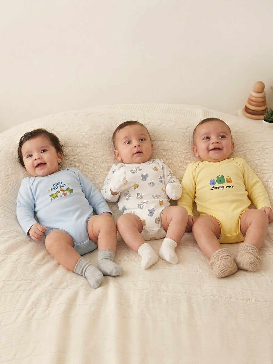 Little Love Baby Rompers Pack of 3 (3-6 months)