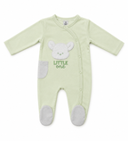Little One Bear Full-Sleeve Footed Romper