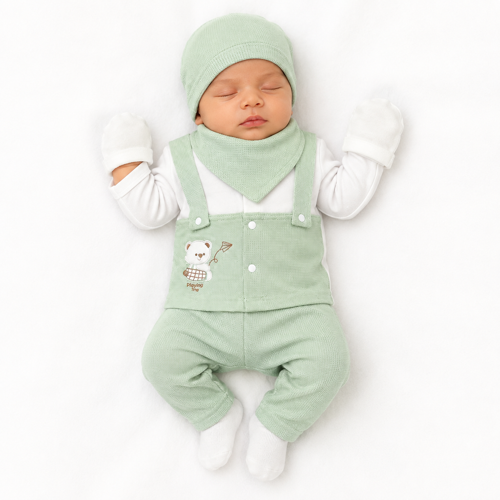 Teddy Time 5-Piece Newborn Set