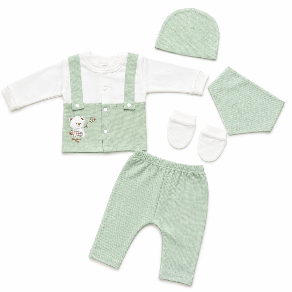 Teddy Time 5-Piece Newborn Set