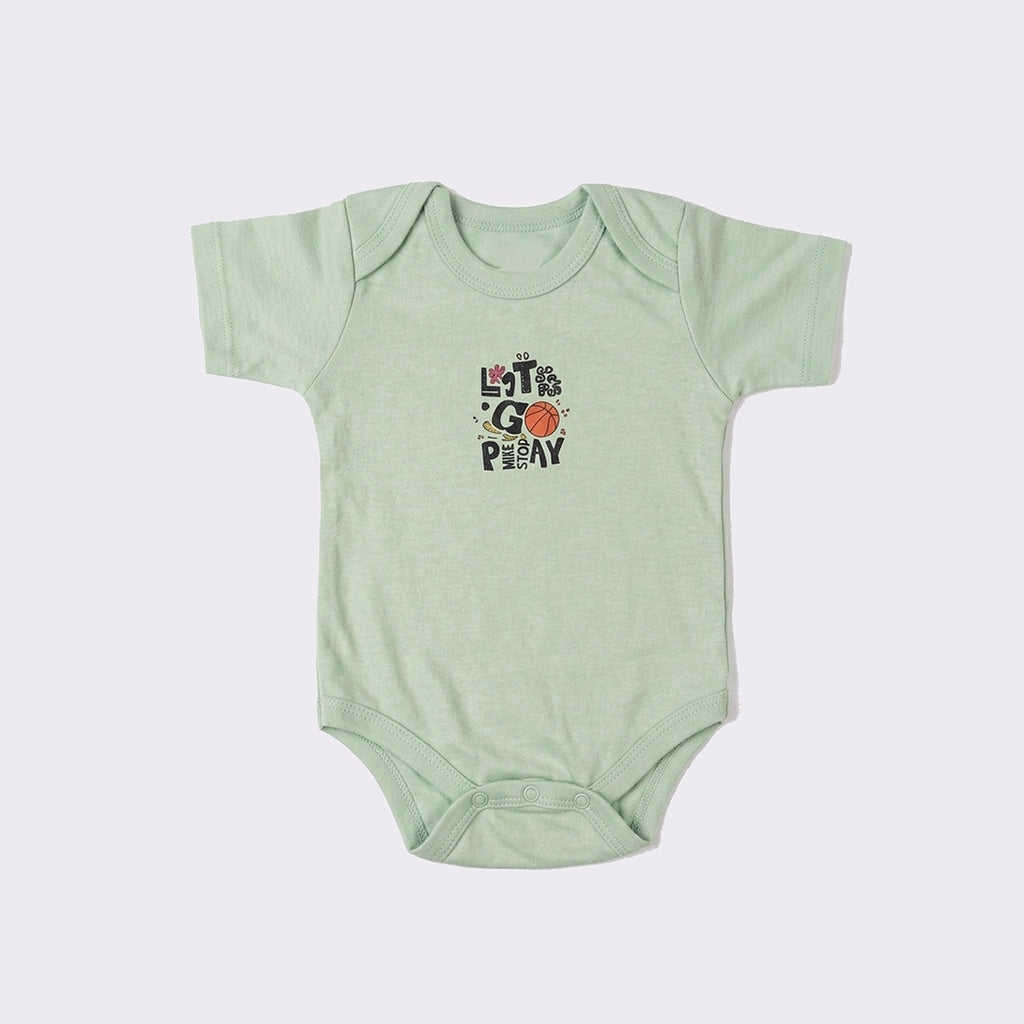 Let's Play Pack of 3 Body Rompers (0-3 months)